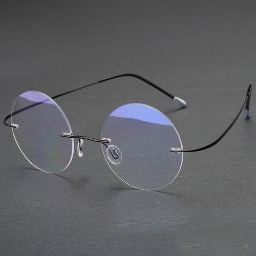 Retro runde randlos lesebrille - retro,