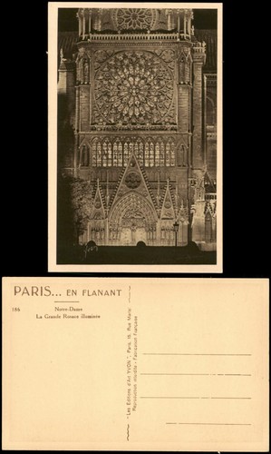 Cpa paris grande - paris, rosace