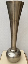Bodenvase Aluminium Silber  XXL - 102 cm groß 