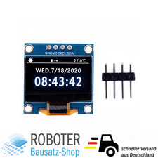 0.96" OLED Display Weiss I2C
