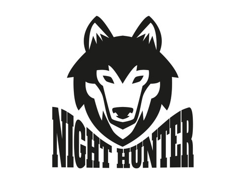 Plott aufkleber night hunter - aufkleber,