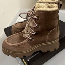 Marc O`Polo LILIAM Damen Schuhe Stiefel Stiefelette Gr. 37 Neu dark taupe