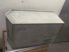 1959SCHÄFER LAGERKISTE Sicht Kiste METALLBOX METALL CONTAINER STAPELBOX 67x41x30
