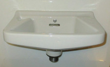 altes kleines Handwaschbecken Waschbecken für WC 1970er Jahre Keramik Nr. 310/36