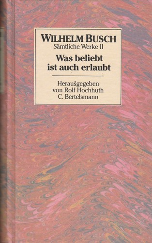 Wilhelm busch sämtliche - busch,