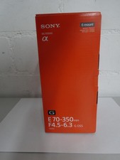 Sony SEL70350G 5-fach-Supertele-Zoomobjektiv E 70–350 mm F4.5–6.3 G OSS NEU