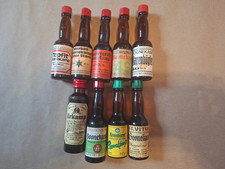 9 unterschiedliche Boonekamp Spirituosen Miniaturen, alte Raritäten 