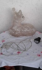 Outdoor Garten Deko Figur Weihnachtsdeko  "Bambi" LED-beleuchtet Reh außen