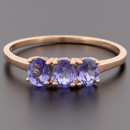 Ring gelbgold tansanit - ring, kt