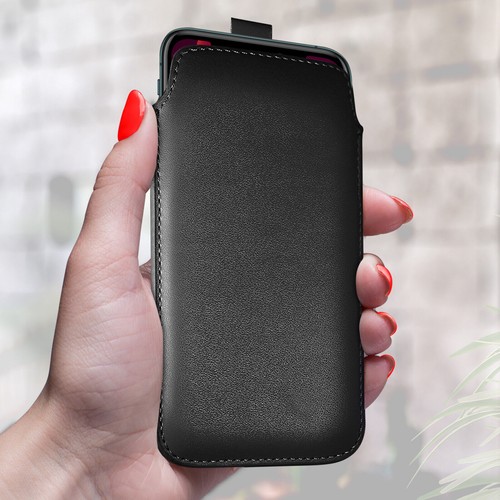 Leder zuglasche flip case - flip,