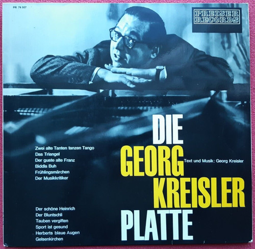 Georg kreisler die - kreisler,