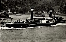 Ak Seitenrad-Schleppdampfer RK