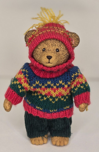 Winter russ teddy town bear - winter,
