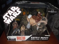 RARE STAR WARS 30TH ANNIVERSARY EXCLUSIVE BANTHA with TUSKEN RAIDERS BATTLE PACK
