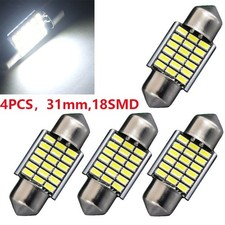 4PCS Ultra 31mm 3W Weiß 18