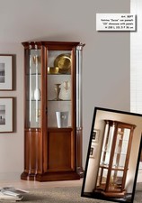 Vitrine Glasschrank Braun