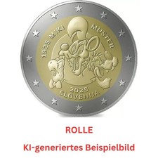 VVK Slowenien 2euro 2025 Miki Muster Rolle