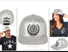 NEU ZUMBA ONE SIZE METALLIC SILBER SPIRIT CAP
