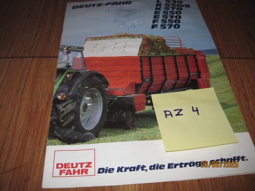 Prospekt deutz fahr - prospekt,