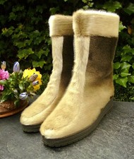 Neu: SCHAPURO ?? OutdoorBoots Gr.38 echt Seehund-Fell Lammfell-Futter NP: 239€