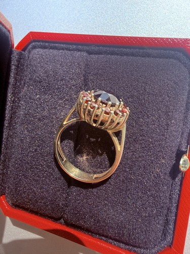 Antiker granat ring - ring, gold