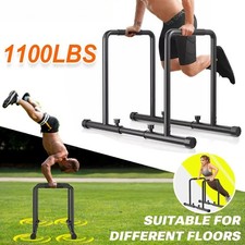 Dip Barren Verstellbar Bars Dip Station Kraftstation Fitnessgerät für Zuhause