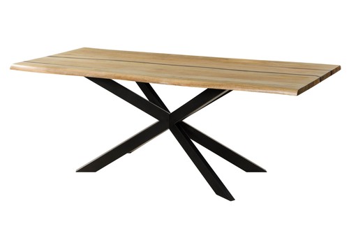 Baumkantentisch mango 220x100 - baumkantentisch,