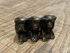 Kleine Messingfigur Drei Weise