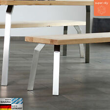 Design Bankfuß Elephant Edelstahl Sitzbank Gartenbank DIY In und Outdoor 4 Stück