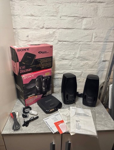 Sony discman und boxen sammler - boxen,