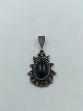 Edler Onyx Silberanhänger 925