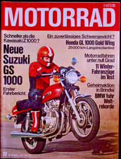 ? MOTORRAD #24 vom 30.11.1977 - Suzuki GS 1000, Honda GL 1000LTD, Zündapp KS175