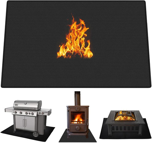 Feuerfeste kaminmatte - feuerfeste, kaminmatte,76