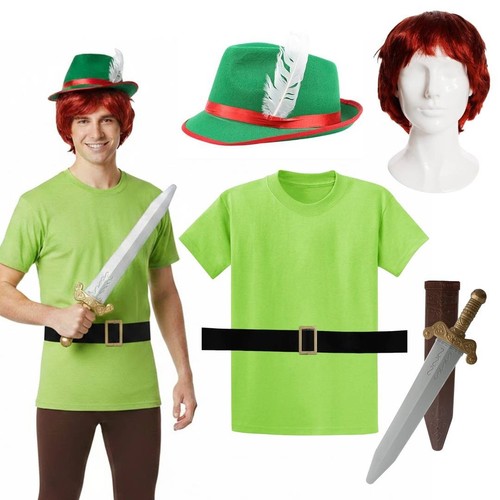 Peter pan kostüm zubehör set - peter,