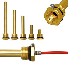 TAUCHHÜLSE 1/2 " 5cm 8cm 10cm 15cm 20cm 30cm Temperaturfühler Sensor schutzrohr