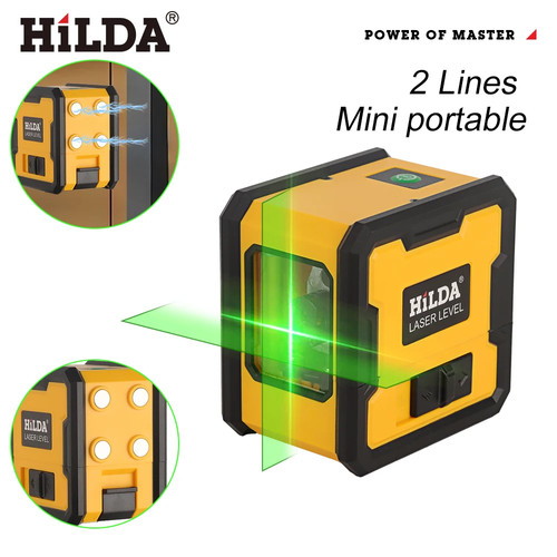 Hilda kreuzlinienlaser grün - hilda,