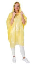 Einweg Regenponcho mit Kapuze
