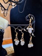 Süßwasser Perlen Ohrringe Indische Pakistanische Saree Boho Jumka Sari Jhumki