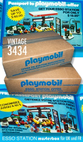 Playmobil esso station - esso, 3434