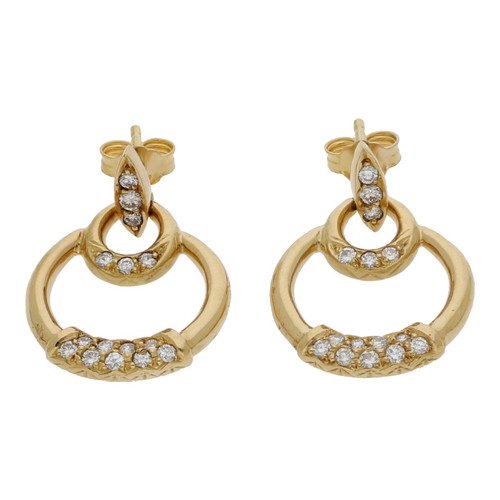Diamantohrringe 750 k - diamantohrringe,