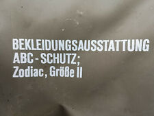 Bundeswehr ABC Schutzanzug  Zodiac Gummi Jacke Gummi Hose Gummistiefel  45