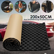 2m Auto Schalldämmschaum Selbstklebend Akustik Dämmung Schaumstoff Dämmmatte