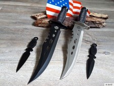 2 xJagdmesser  Silber Messer