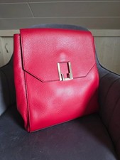 Coccinelle Zaino Rosso Leder