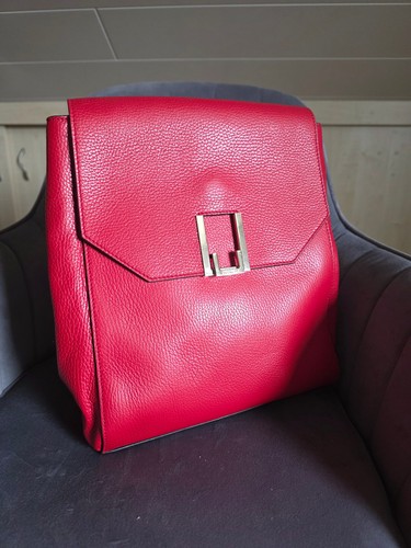 Coccinelle zaino rosso leder - coccinelle,