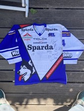 EC KASSEL HUSKIES TRIKOT 4 JONES EISHOCKEY DEL UNTERSCHRIFTEN SAMMLER XXL
