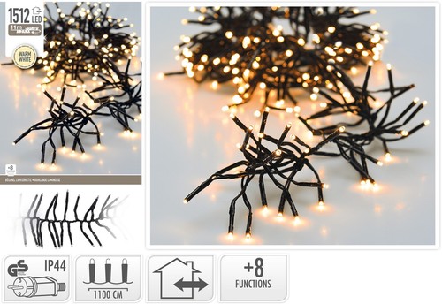 Led cluster lichterkette - led, 1512