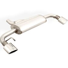 Ulter Duplex Edelstahl Sportauspuff für Opel Astra K 1.6T re li je 1x120x80mm