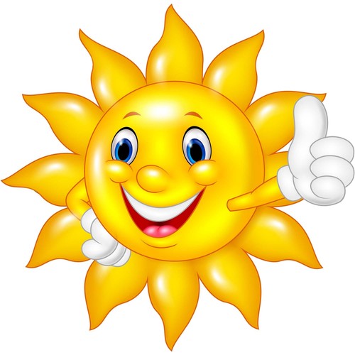 Sonne 5 cm aufkleber - x,