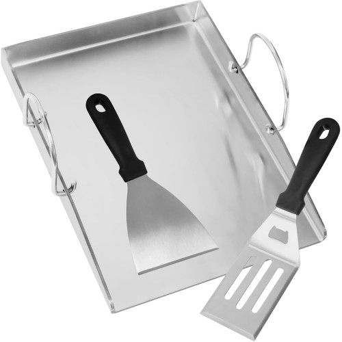 Edelstahl grillplatte plancha - edelstahl,